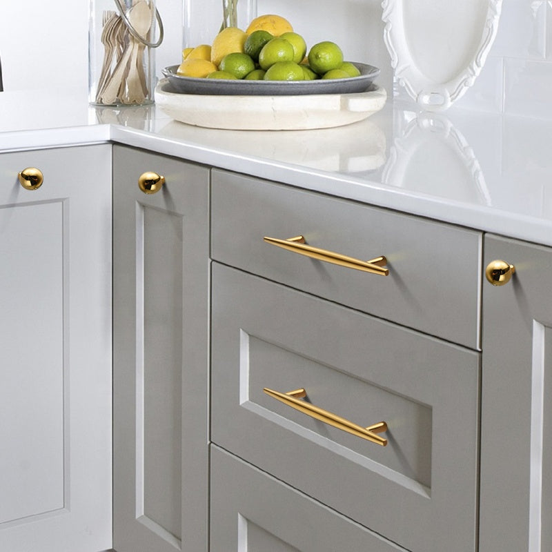 Real Gold Plated Cabinet Handles & Pulls Knobs