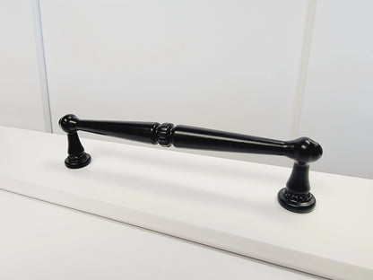 Flat Black Traditional Furniture Cabinet Hardware Handles Pulls